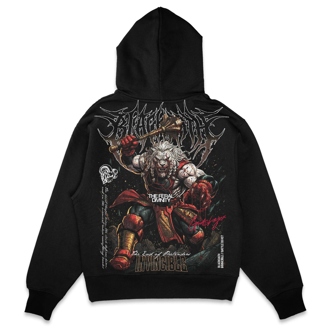 Worthy Death Hoodie — Battle Beast full-back print