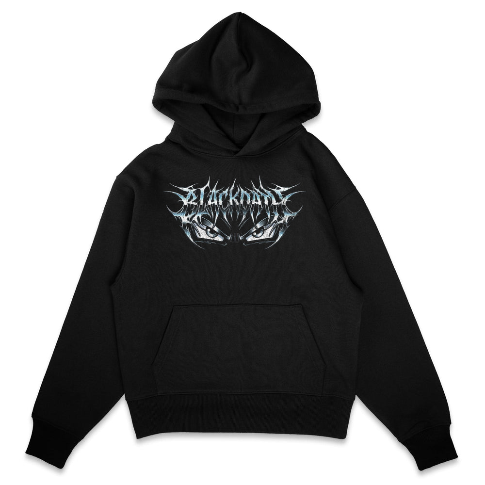 Celestial Instinct Hoodie — Goku chest hit, front