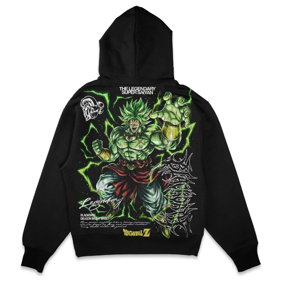 Primal Saiyan Hoodie — Broly full-back print