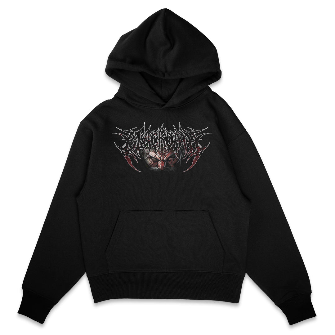 War Eternal Hoodie — Conquest chest hit, front