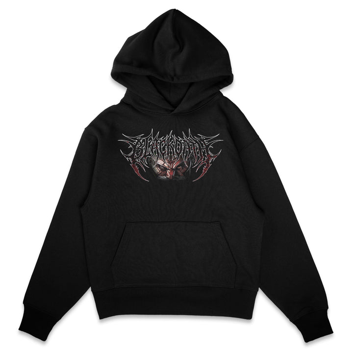 War Eternal Hoodie — Conquest chest hit, front