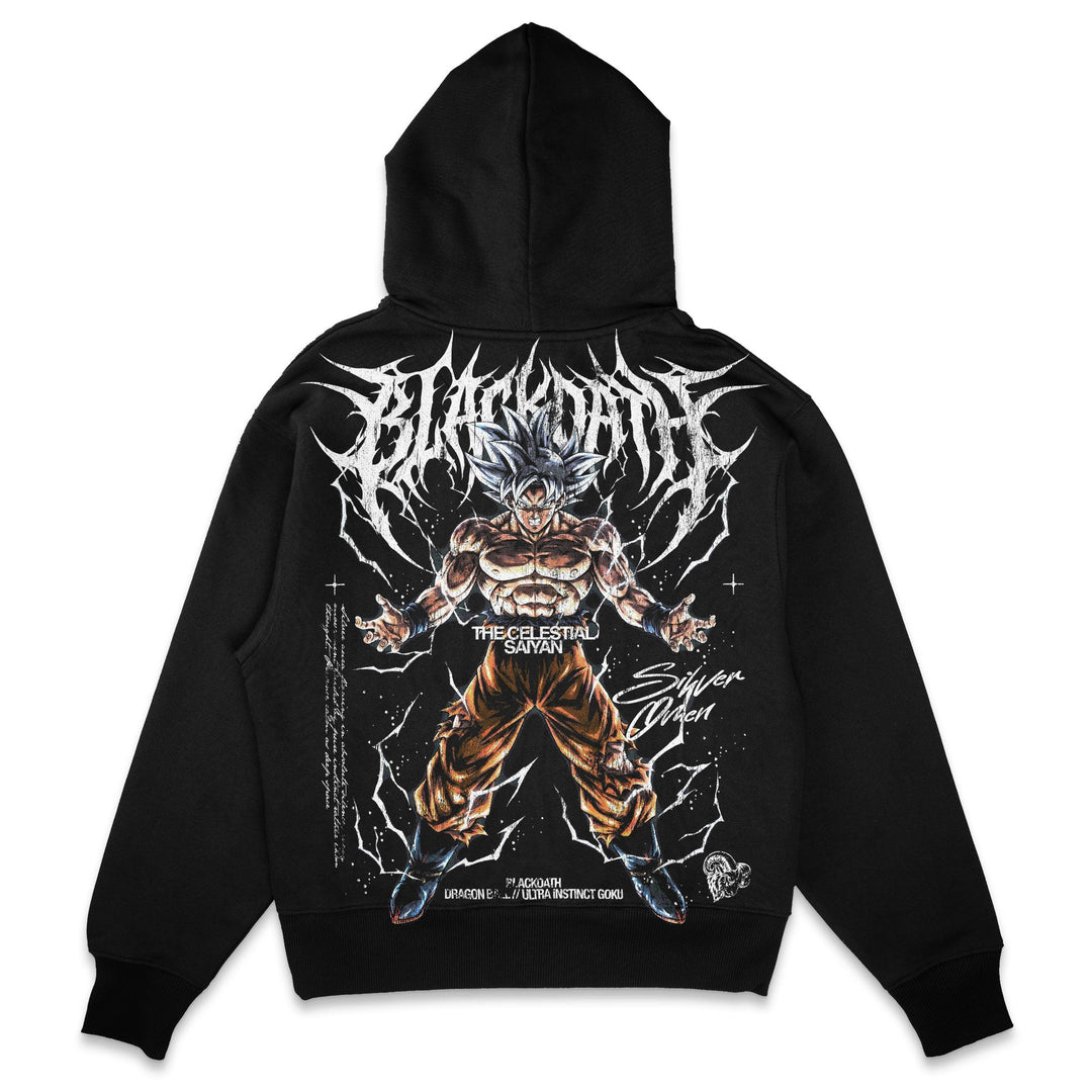 Celestial Instinct Hoodie — Goku full-back print