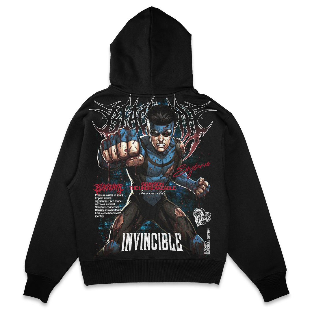 Still Standing Hoodie — Mark Grayson full-back print