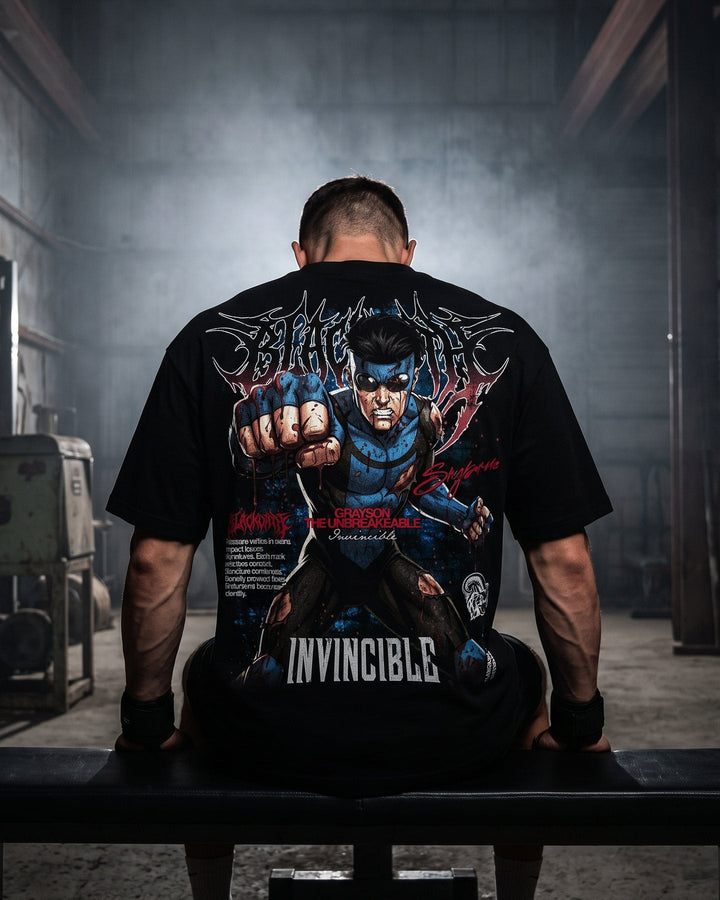 Still Standing Tee — back print, seated