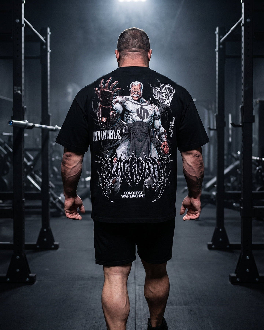 War Eternal Tee — back print, oversized fit