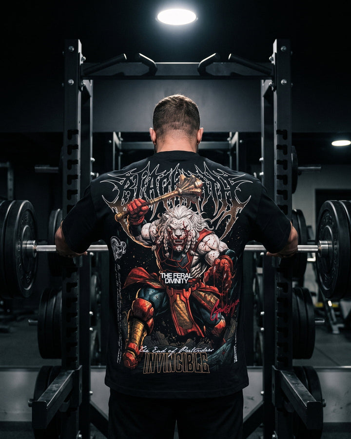 Worthy Death Tee — back print, gym
